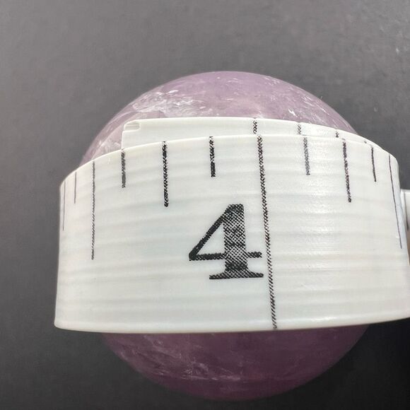 Amethyst Crystal Marble Sphere Meditation Stone (#7) - Picture 7 of 9